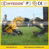 HYSOON Diesel Mini Skid Steer Loader With 4 in 1 Bucket for Farm thumbnail-3