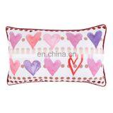 Heart Printed Pillowcase Square Throw Pillow Case Cover 30x50cm Polyester for Valentine's Day thumbnail-3