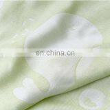 2020 Summer Trending Baby Bed Linen 2 Layers Bamboo Fiber Jacquard Reactive Printing Soft Breathable Baby Summer Swaddle Blanket thumbnail-4