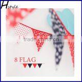 Decorative Wedding Party String Flag , Cheap Fabric Bunting SPD025 thumbnail-2