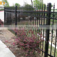 High Quality Ornamental Forged Steel Fence and Gate Industrial Metal Steel Garrision Fencing thumbnail-5