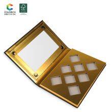 Customized Empty Gift Box Makeup Set Carved Matte Shimmer Empty Magnetic Eyeshadow Palette Book Eyeshadow and Contour Pallets thumbnail-5