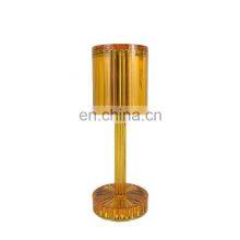 Hot Sale Crystal Diamond Table Lamp LED Touch USB Interface Night Light Diamond Cylindrical Table Lamp