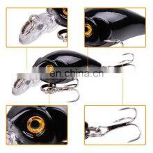 4.5cm 4g Plastic Mini Bionic Bait With Treble Hooks Tackle Sea Bass Crank Bait thumbnail-3