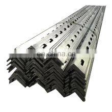 Hot Rolled L Shape Equal Steel Shaped Angle Iron Bar For Construction With Holes, Steel Angle Iron Angle Steel