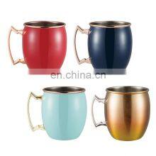 Hot Sale Popular Hammer Moscow Mule Mug Cup Cocktail Wine Beer Copper Coating Mule Mug Outdoor Portable Travel Cup thumbnail-5