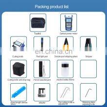 KLS-01 Fiber Optic FTTH Tool Kits Fiber Optic Tools With Optical Power Meter Red Light Pen Fiber Cleaver thumbnail-4