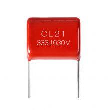 Polyester Plastic Metal Film Capacitor CL21 Polymer Film Capacitor