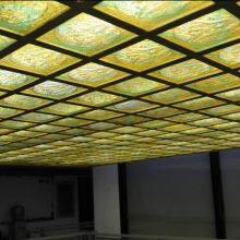 Crystal Glass Liuli Buddha Statues Wall Decor Tiles for Architecture Customize thumbnail-3