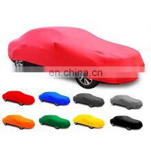 Factory Wholesale Water Satin Resistant Snow/Scratch Proof Surface Stretchable Solar Automatic Car Cover With Indoor Soft Fleece