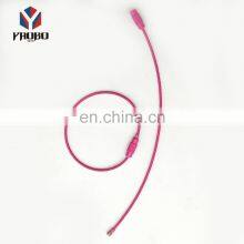 Keychain Lock Screw Cable Rings Stainless Steel Paint Wire Cable Loop Rings For Hanging Tag Keyrings thumbnail-4