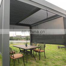 Sunroof Waterproof Patio Automated Outdoor Gazebo Garden Bioclimatic Aluminum Pergola thumbnail-3