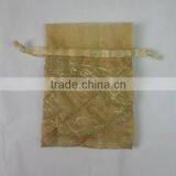 Xmas/party/festive/jewelry/ Gifts/candy Packaging Bags With Glitter Snowflake Printed Fabric Present Pouch thumbnail-5