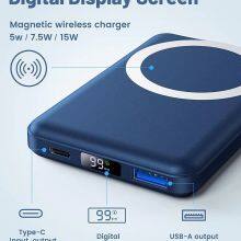 2024 Wireless Power Bank Magnetic Portable Power Bank 10000mah Large Capacity Power Bank Portatil D007 thumbnail-2