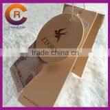 2014 Hot Sale Hot Stamping Hang Printed Custom Fashion Garments Kraft Paper Tag Supplier thumbnail-1