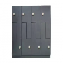 Z Shape Door Storage Fireproof HPL Laminate School Cabinet Gym Locker