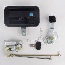 Original SANY Cabin Door Lock Latch Handle Kit | Stainless Steel Pestillo Puerta Cabina for SY75C SY215 Excavators thumbnail-5