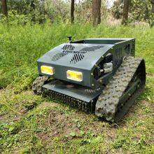 Gasoline/Electric Hybrid Cordless Remotely Controlled Lawn Cutting Machine 800mm Cutting Width 4Km/H Speed High Torque Engine thumbnail-2