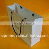 High-Quality White Carry Bag With String Handle, Kraft Shopping Bag, Garment Packaging Bag thumbnail-2