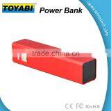 Mini 2600mah Lipstick-sized High Capacity Portable Charger External Battery Power Bank With Built In ON OFF Key thumbnail-1