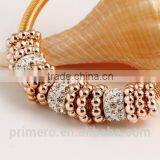 Korean Jewelry Euro-American Multilayer Bangle Shamballa Polymer Clay Bracelets thumbnail-3