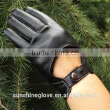 men pu leather driving gloves
