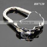 Rose Red Color Shimmering Powder Butterfly Shaped Zinc Alloy Metal Foldable Portable Promotional Bag Hook thumbnail-5