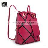 China 2016 Custom Colorful Women Bags Cute Ladies Leather Backpack