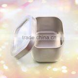 Custom Square Tin Box With Window
