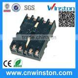 P2CF-08 Miniature Remote Car Ceramic Electric Rail Solid State Relay Socket With CE