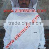 High Quality 100% Cotton Beekeeping Jacket / Beekeeper Jacket With Round Veil thumbnail-1
