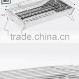 High Quality Stainless Steel Portable Foldable Charcoal Bbq Grill thumbnail-2