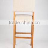 Wood Frame Line Fabric Hot-selling Bar Chair thumbnail-4