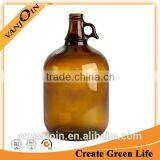 Vintage Clear Glass Bottle One Gallon Jug Handle Long With Cap thumbnail-3