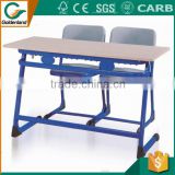 used double school desk and chair for school on hot sale