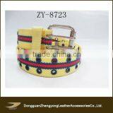 Eyelet Webbing Belt Tips Mens Belts Designer