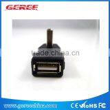 Right Angle 90 Degree USB 2.0 A Male Female Adapter for Laptop PC