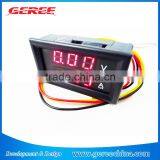 DC 0-100V 0-50A Volt Ammeter Meter Dual Color With 50A 75mV Current Shunt