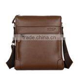 Mens Laptop Messenger Bag Genuine Leather Sling Shoulder Bag thumbnail-4