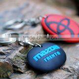 2013 the 3D Custom Design Silicone Key Chain for Toyota