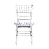 HS-2102 Wholesale Chivari Design Transparent Aluminum Tiffany Wedding Chiavari Chairs thumbnail-2