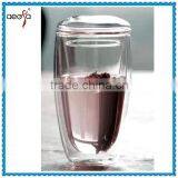 High Quality Double Wall Thermo Tea Drinking Glass