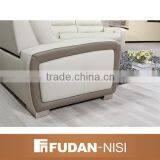 2017 Genuine Leather Recliner Sectional Sofa Set China thumbnail-3