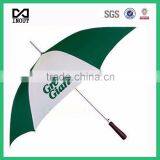 Cheap Promotional Advertising Auto Open Green Leading Golf Umbrella thumbnail-1