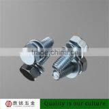 3Cr Blue Zinc Plated Carbon Steel SEMS Machine Screw