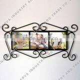 Metal frame tiles wall hanging photo frame