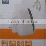 Network Routers 300Mbps 802.11 Wifi Repeater Wireless-N AP Range Signal Extender Booster EU Plug wi fi thumbnail-3