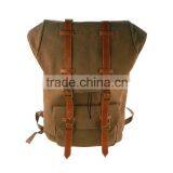 Canvas Travelling Backpack/wax Canvas Backpack/canvas Backpack thumbnail-1