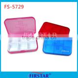 Many choices sliding plastic pill box