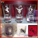Barware Gift Liquor Container Sign Custom Made Zodiac Shot Glass thumbnail-1